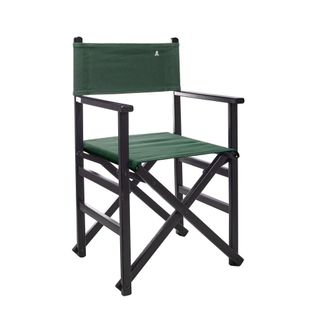 Scalpers Silla de madera de haya wengu&eacute; verde oscuro 41x56x86 cm
