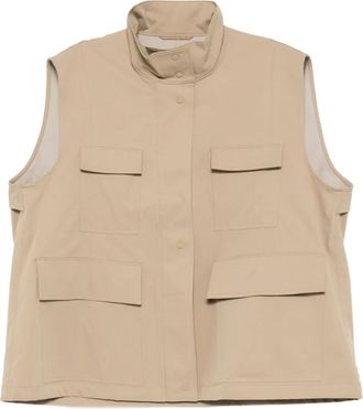 JNBY Gilet con tasche - Marrone