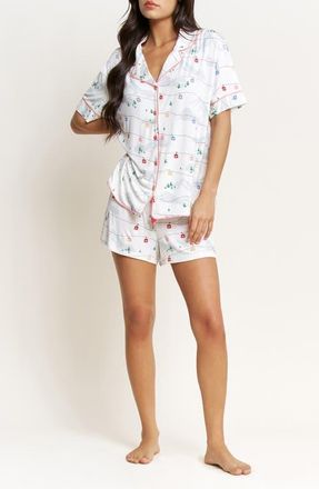 Honeydew Intimates All American Shortie Pajamas in Ivory Gondolas at Nordstrom, Size Medium