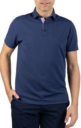 Tailorbyrd Micro Grid Performance Polo in Navy at Nordstrom Rack, Size Xx-Large
