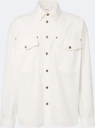 Versace Medusa denim overshirt