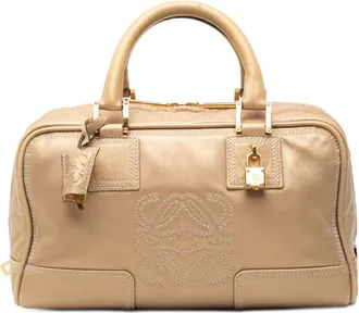Loewe Pre-owned Loewe Metallic Leather Amazona 28 Ladies ZLS6TPOMR6W4NCJQ