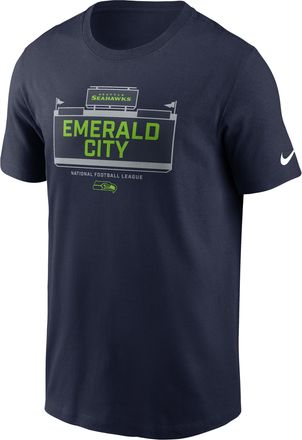 Nike Seattle Seahawks Local Essential Nike Mens NFL T-Shirt in Blue | N19941S78-7MT
