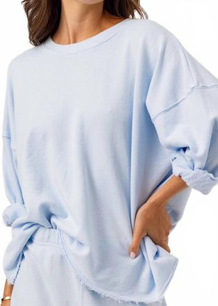 Sundays Romy Essential Pullover In Skywash