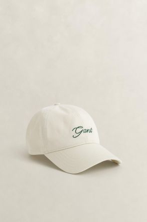 GANT Men Graphic Cotton Twill Cap (ONE SIZE) CREAM