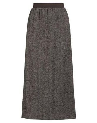 ワンピース UMA WANG Women Mid Skirts UP5017 UW600BROWN Brown Brown frontera canvas Gomes pleated midi skirt – Daniello.com