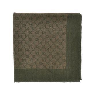 Gucci Silk and wool-blend scarf Man One Size