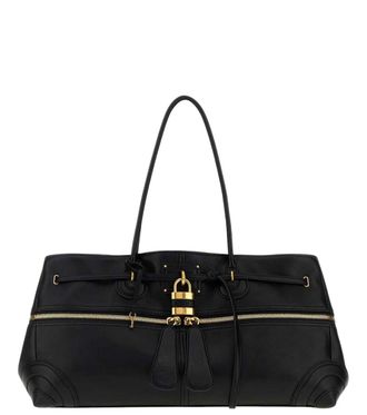 Chlo&eacute; Black Paddington Large Shoulder Bag