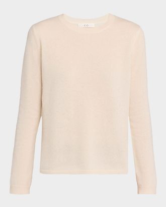 Co Long-Sleeve Cashmere Crewneck Sweater