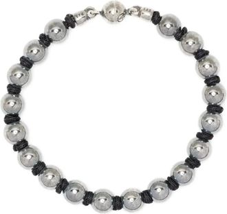 Giorgio Armani Bracelets, female, Gray, L, Silver Ball Chain Bracelets