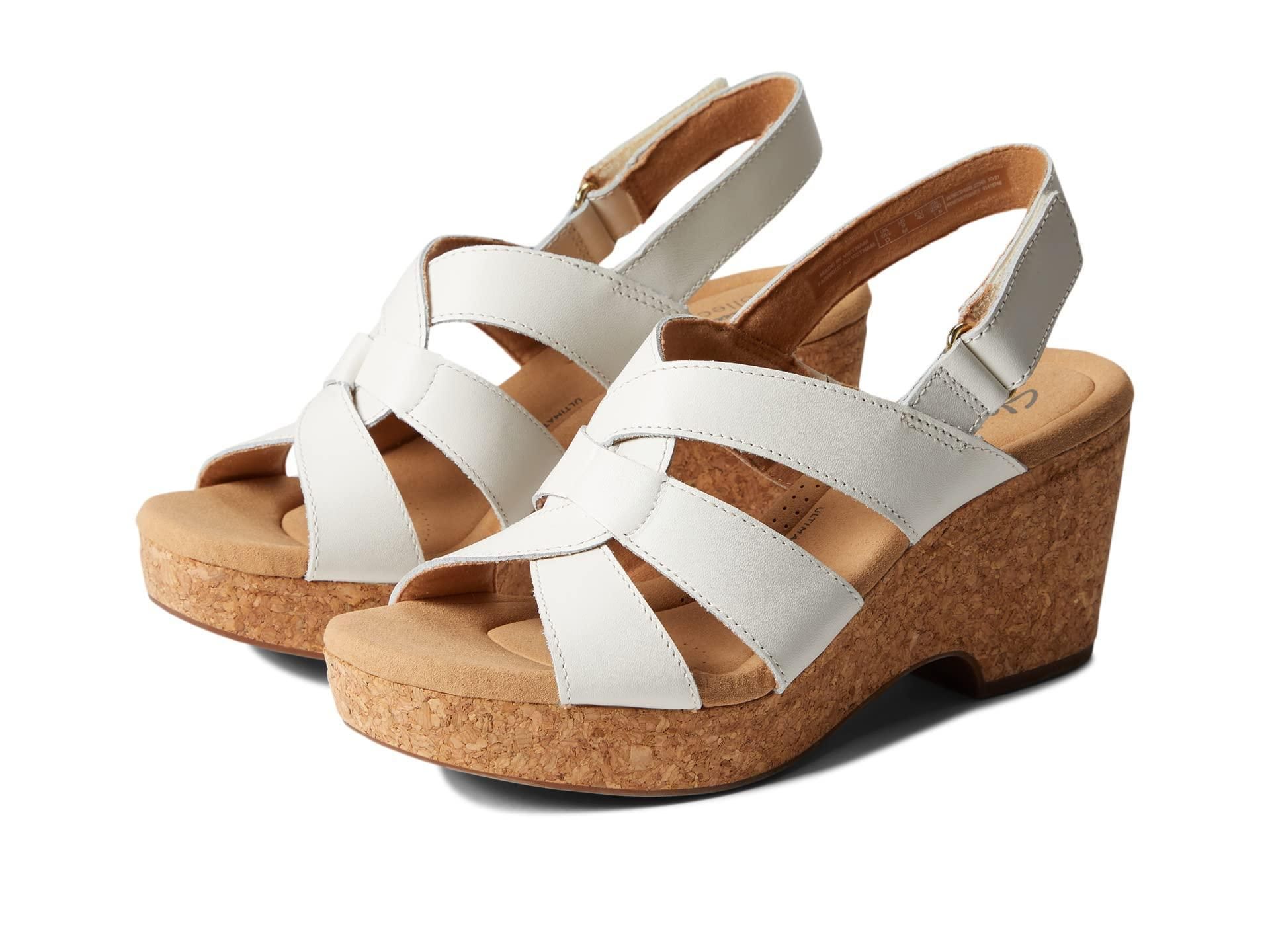 Women's Clarks 50 Wedge Sandals Stylight