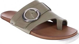 Revere Comfort Shoes Womens Biscay Toe Post Sandal In Sage