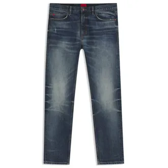 HUGO BOSS Blue slim-fit jeans in comfort-stretch denim