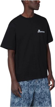 Awake NY T-Shirt Girocollo Manica Corta - Heren - T-shirts - Zwart - S - Tops