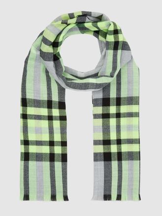 Fraas Schal mit Tartan-Karo in Hellgrau, Gr&ouml;&szlig;e 1