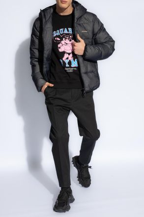 Dsquared2 Pleat-front Trousers, Mens, Black