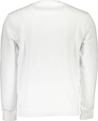 North Sails Mens Sailing Team Crew Neck Sweatshirt - White Cotton - Size X-Large