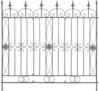 Clp Reja De Jard&iacute;n Mangold En Metal Antracita