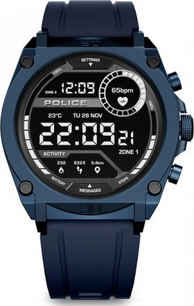Police PEIUN0000103 Mens My Avatar Smartwatch - Blue - One Size