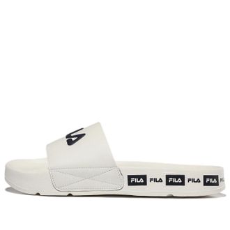 Fila Sports Slippers Unisex White Black Korean Version White Black 1SM01591E_920