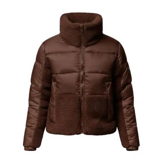 Columbia Leadbetter Point II Sherpa Hybrid Jacket - Dames - Fleece jassen - Bruin - S - Polyester - Fitness