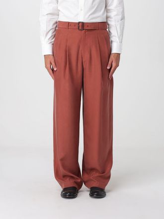 Emporio Armani Pantaloni wide-leg in seta