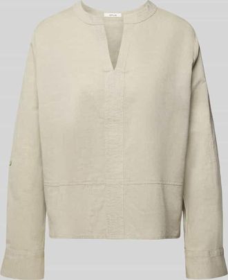 OPUS Regular Fit Bluse mit V-Ausschnitt Modell Feleen in Hellgruen, Gr&ouml;&szlig;e 36