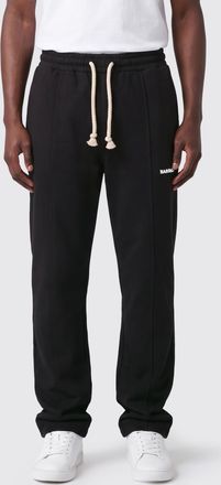 Barrow Pantaloni jogging in cotone con logo a contrasto e coulisse