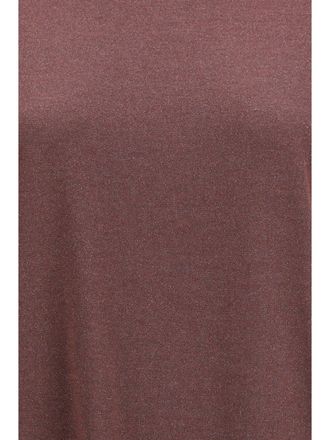 Brunello Cucinelli Womens Cashmere T-Shirt Rhubarb Nylon T-Shirts & Jerseys