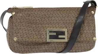 Fendi Pre-owned Cross Body Bags, female, Beige, Size: ONE SIZE Pre-owned Vintage Cross Body Bag