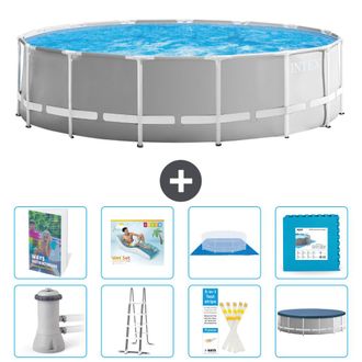 Intex Piscina Prism Frame Redonda - 457x122 Cm - 9-piezas S651