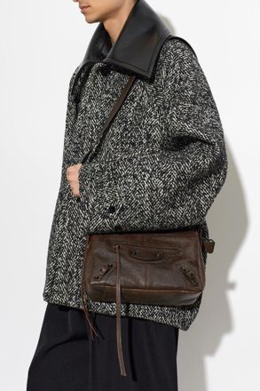 Balenciaga Le City Moto Small Bag, Mens, Brown