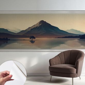 Tulup Carta Da Parati Autoadesiva - Fotomurale - Decorazione Parete - Stile Elegante - Decorazione Casa - Paesaggio Montano 250x104 Cm