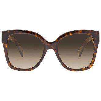 Gucci Brown Shaded Butterfly Ladies Sunglasses GG0459S 002 54