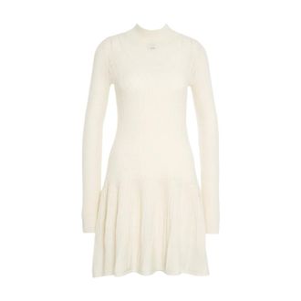 Liu Jo Knitted Dresses, female, White, Size: L Wool and alpaca dress