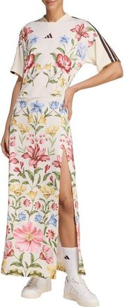 adidas FARM Rio Premium Floral Maxi Dress in Ecru/Brown/Craft Green at Nordstrom Rack, Size X-Small