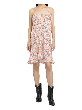 Isabel Marant Presly Dress In Ecru