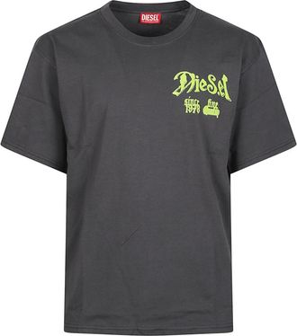 Diesel Hombre, Camisetas, Gris, Talla: L