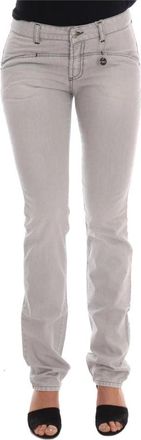 Costume National Slim Fit Grijze Jeans - Dames - Slim Fit Jeans - Grijs - W26 - Katoen - Jeans