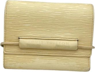 Louis Vuitton Pre-owned Clutches, female, White, Size: ONE SIZE Pre-owned Leather Clutch