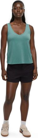 tentree Kinney Tank in Turquoise Sky Heather at Nordstrom, Size X-Small