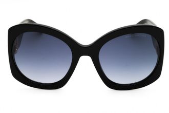 Marc Jacobs MARC722S Oversized Round Sunglasses - Black