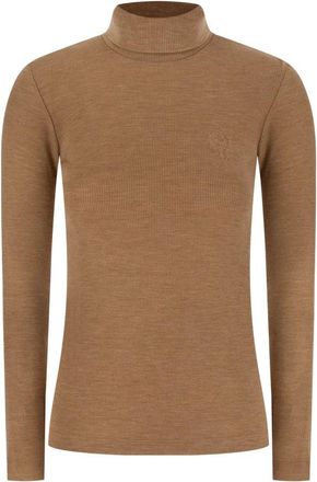 Max Mara MXMCono Wool Turtleneck - Knitwear - Mujer - Marr&oacute;n - XS
