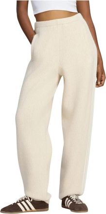 adidas Gebreide Losse Broek - Dames - Fitness - Beige - XS - Wol - Fitness
