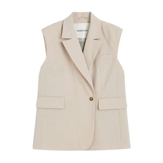 Birgitte Herskind Vests, female, Beige, Size: S Averill Vest