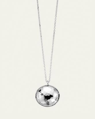 Ippolita Sterling Silver Classico Goddess Hammered Pendant Necklace