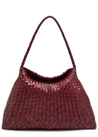 Dragon Diffusion Santa Maria Woven Leather Shoulder bag - Brown - One Size