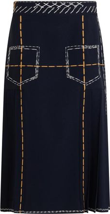 Moschino I Am Going to Tubino - Dames - Spijkerrokken - Blauw - M - Rokken