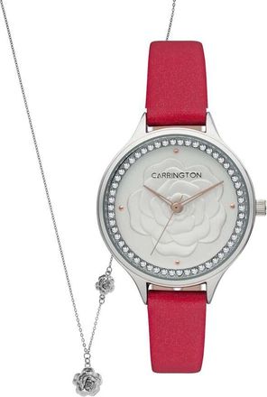 Carrington Elsie Quartz Silver Dial Ladies Watch CT-2015-01-SET1
