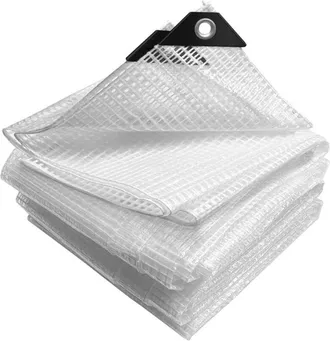 OEM Lona Protectora De Polietileno, Lona Impermeable Ultrarresistente Y Duradera Con Ojales De Aluminio, Cubierta Impermeable Para Jard&iacute;n Y Piscina, 2x4 M